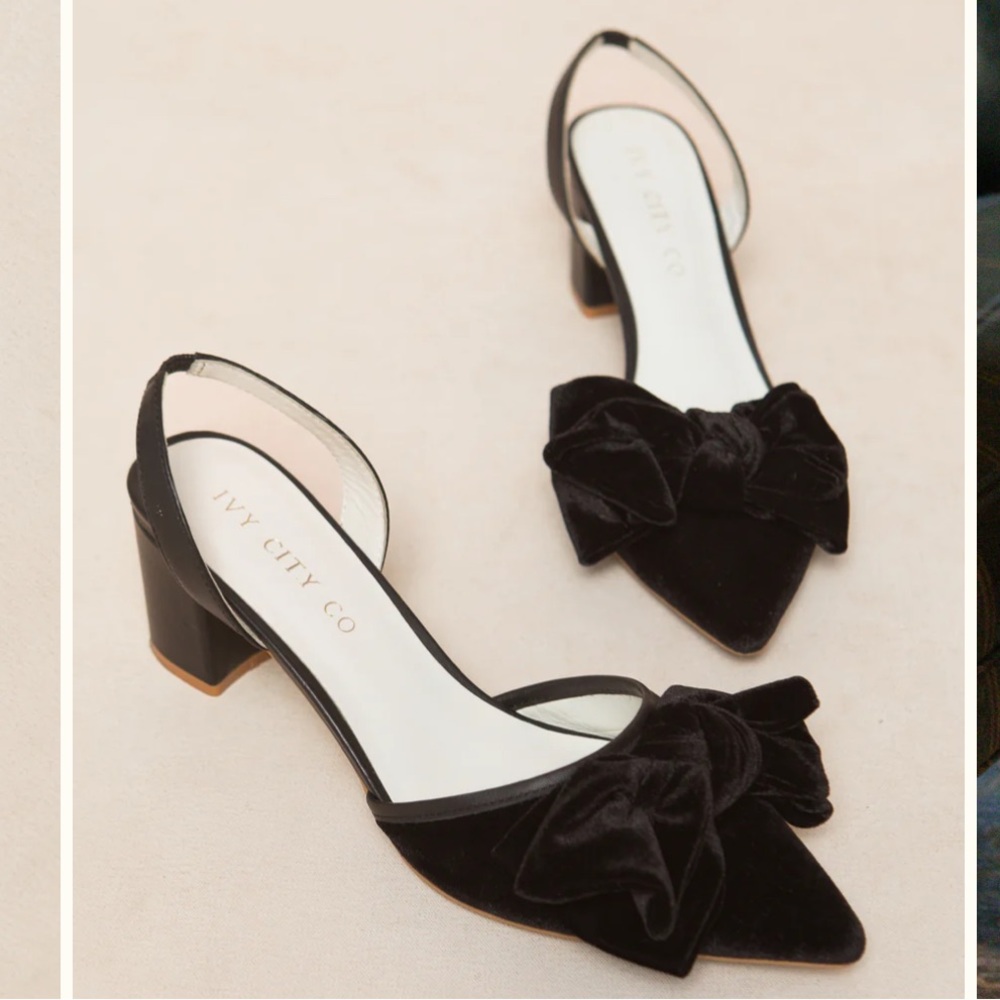 NWT Ivy City Bow Heels